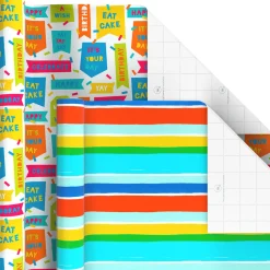 Cake Break 6-Pack Wrapping Paper Assortment, 180 sq. ft.