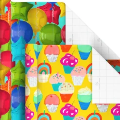 Cake Break 6-Pack Wrapping Paper Assortment, 180 sq. ft.
