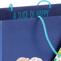 13" Cake on Blue Large Birthday Gift Bag