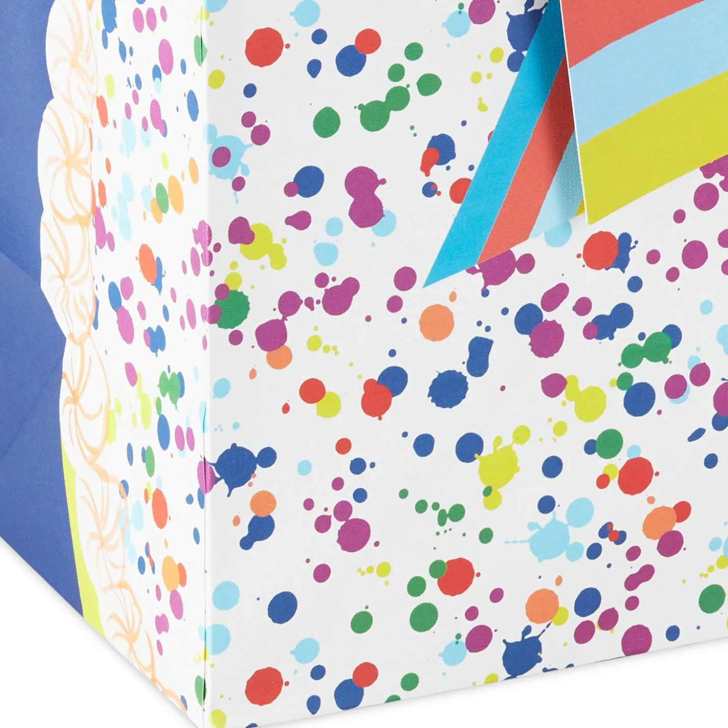 13" Cake on Blue Large Birthday Gift Bag
