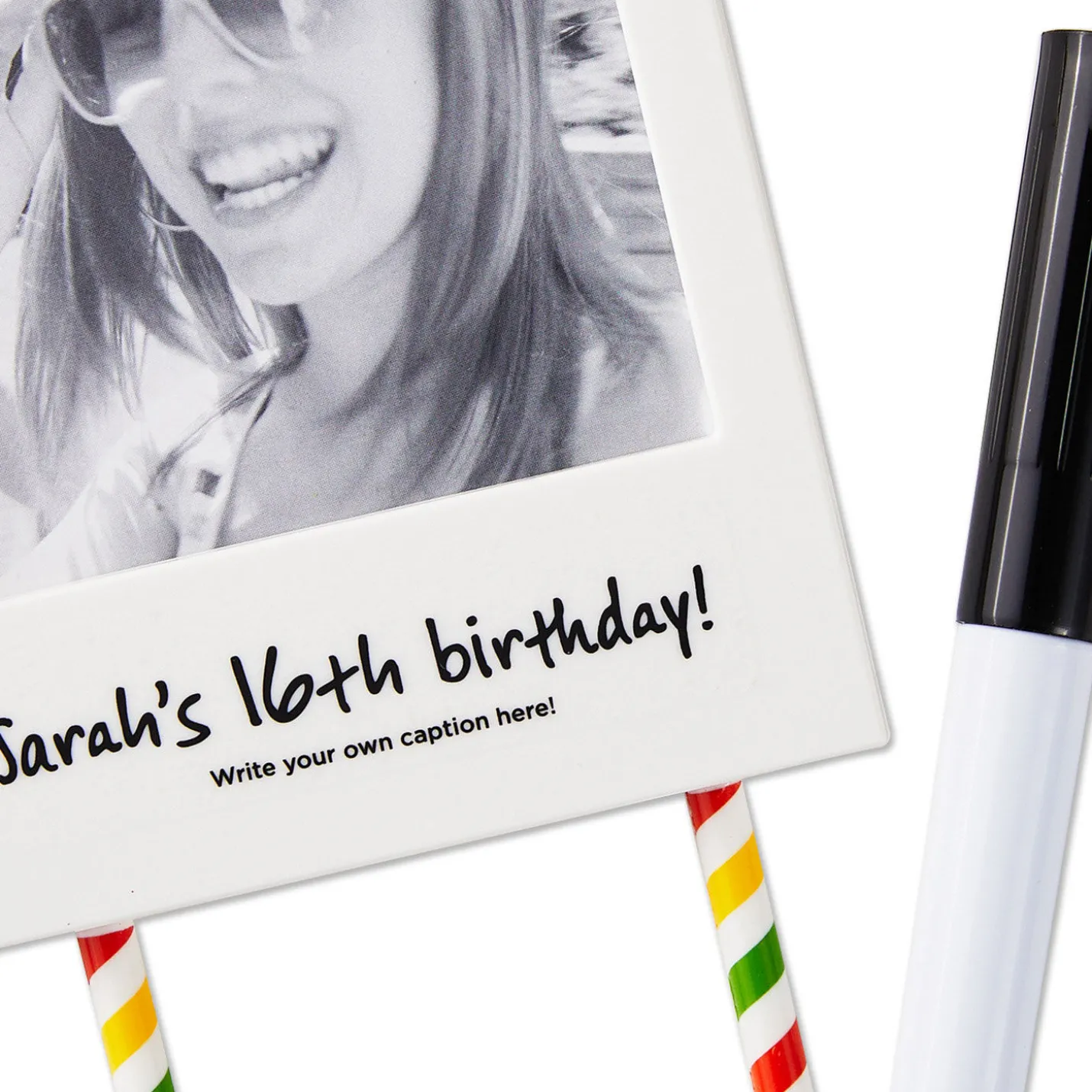 Cake Topper Frame With Marker