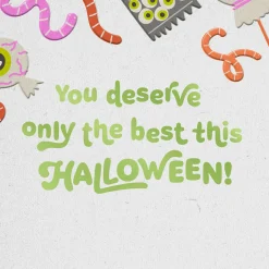 Candy, Fun and Heart Full of Happy Halloween Card for Grandson