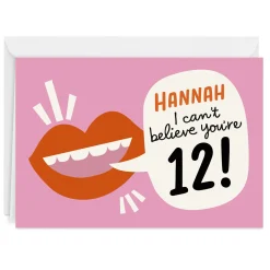 Can't Believe You’re Numbered Custom Birthday Card