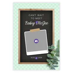 Can't Wait Letter Board Flat Pregnancy Announcement