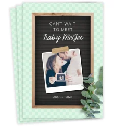 Can't Wait Letter Board Flat Pregnancy Announcement