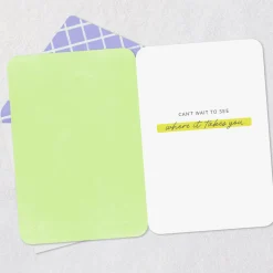 Can't Wait to See What's Next Good Luck Card