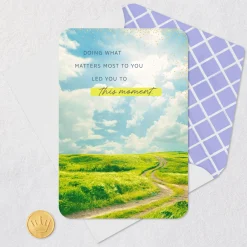 Can't Wait to See What's Next Good Luck Card