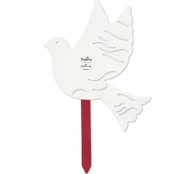 Carried Home Dove Garden Stake, 10"