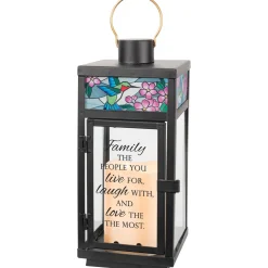 Carson In Celebration LED Black Metal Lantern