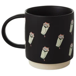 Cat Burrito Funny Mug, 16 oz.