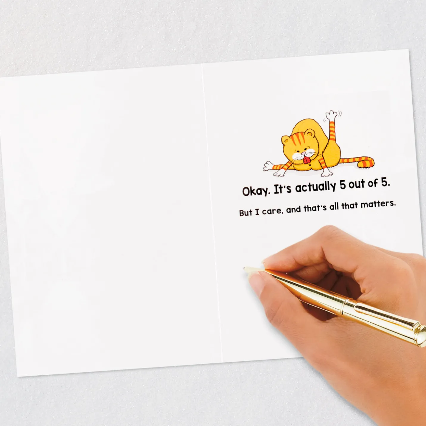 Cats Don't Care Funny Birthday Card