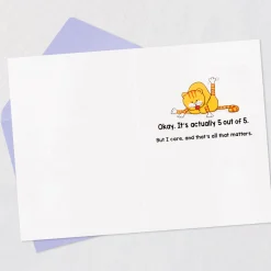 Cats Don't Care Funny Birthday Card