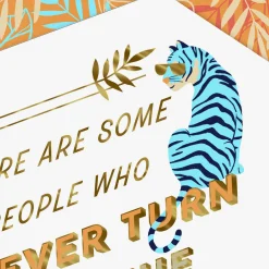 Celebrate Big Giraffe With Cake Birthday Card