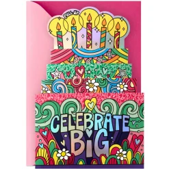 Celebrate Big Pop-Up Musical Birthday Card for Kids