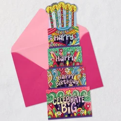 Celebrate Big Pop-Up Musical Birthday Card for Kids