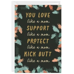 Celebrated Like a Mom Card Custom Card