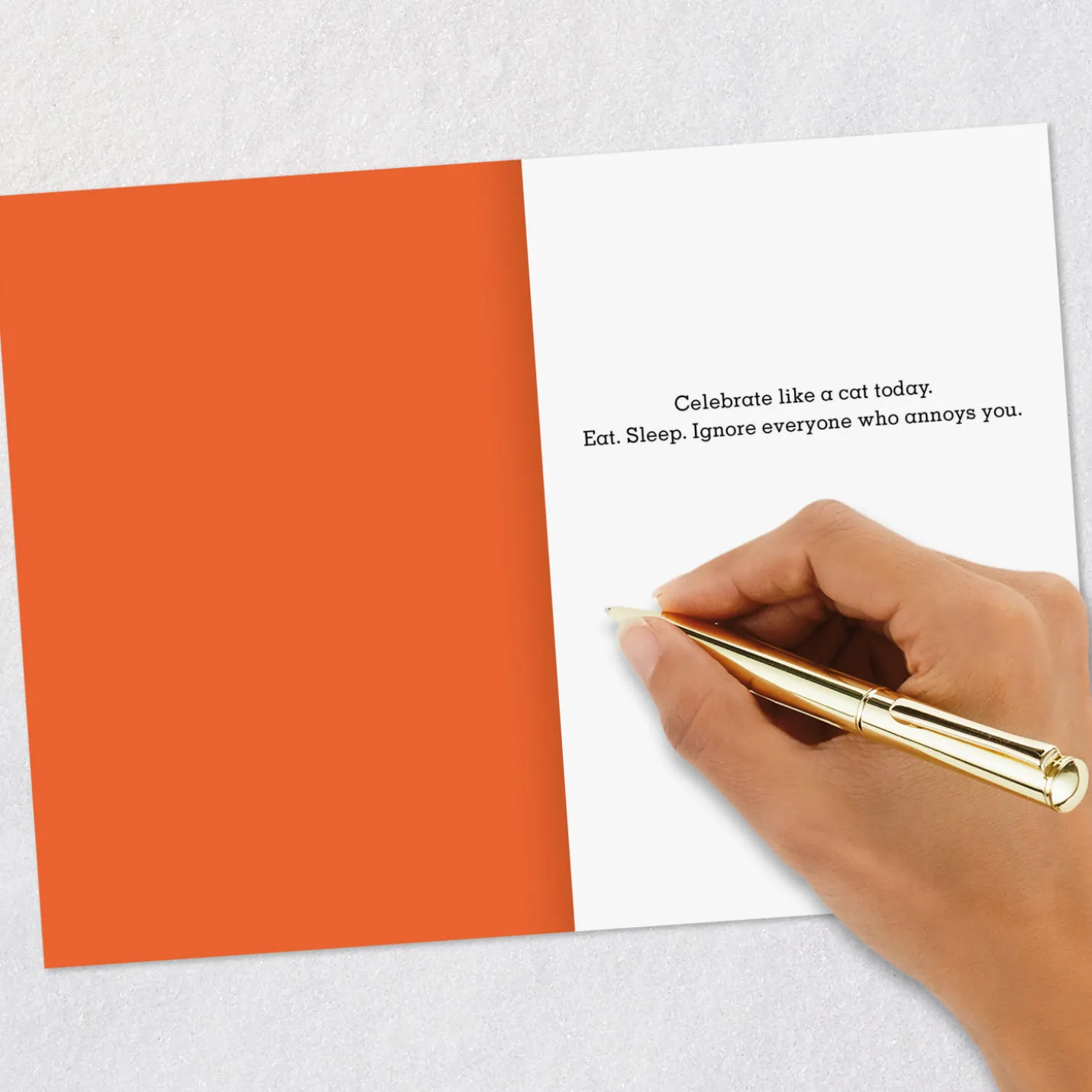 Celebrate Like a Cat Funny Birthday Card