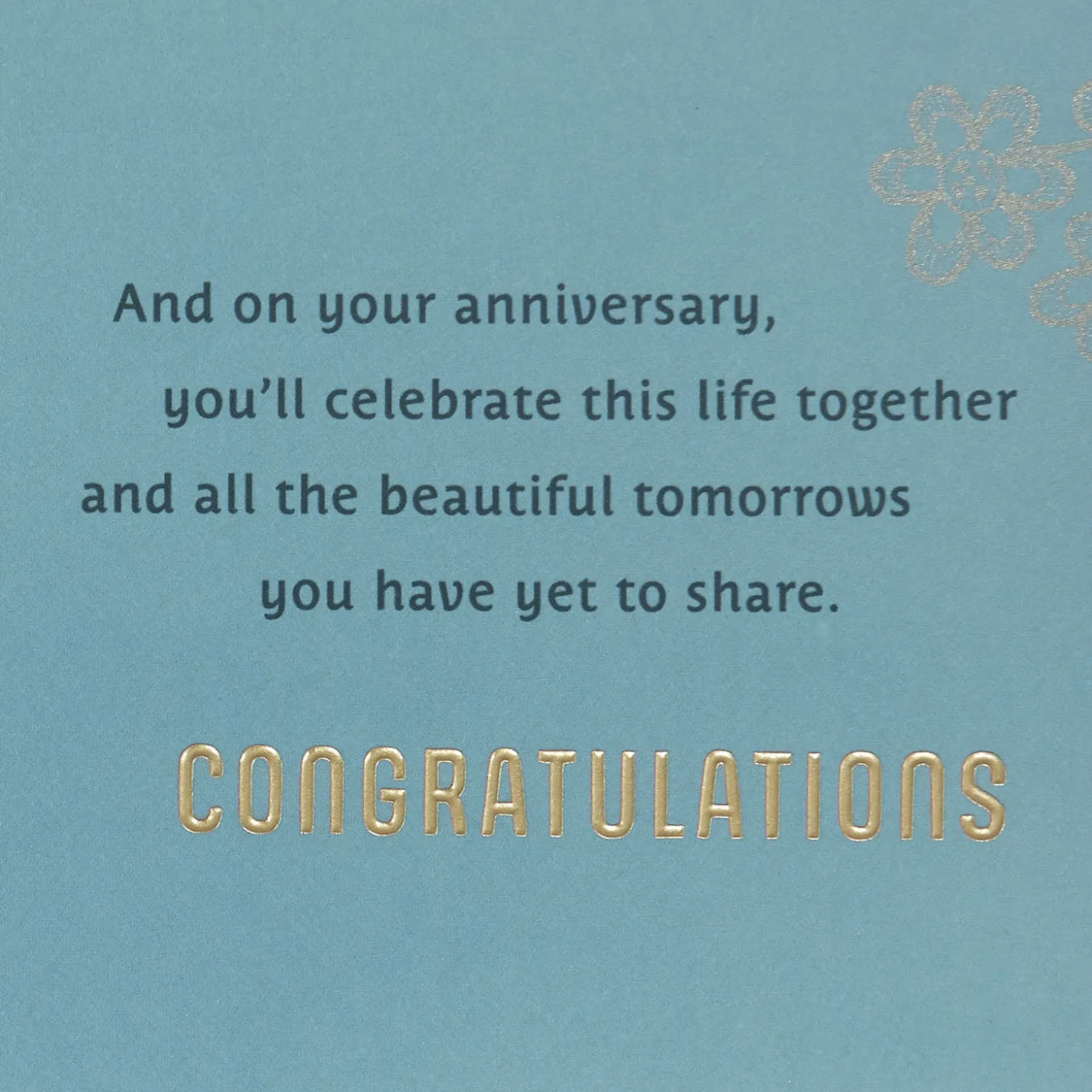 Celebrate This Life Together 40th Anniversary Card