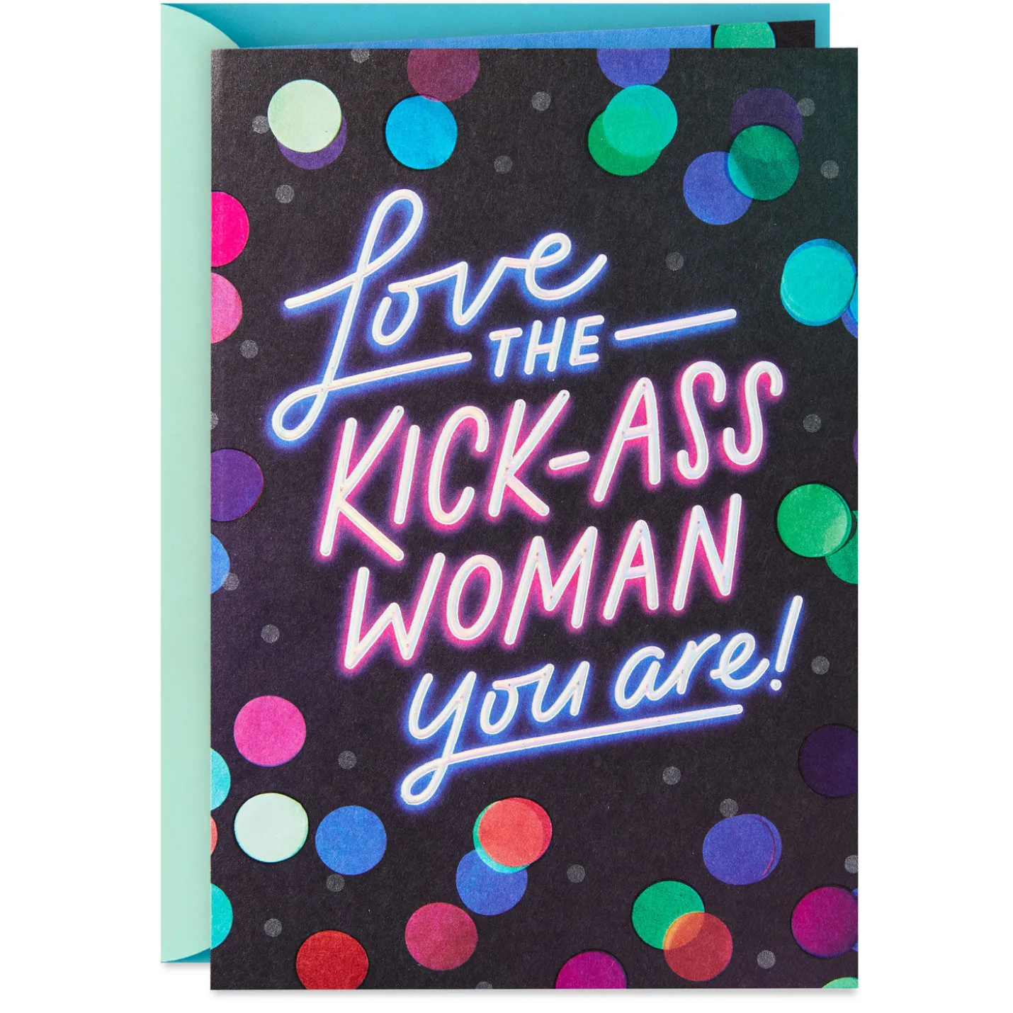 Celebrating a Kick-Ass Woman Birthday Card for Her