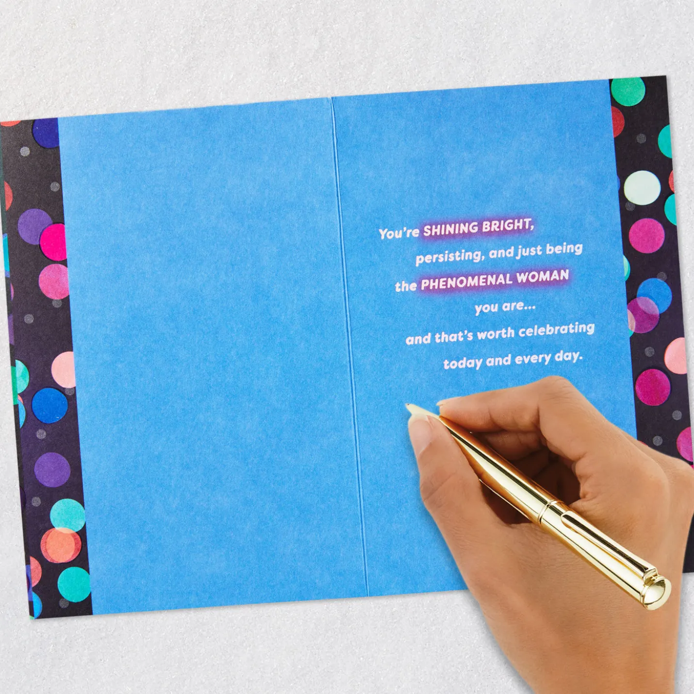Celebrating a Kick-Ass Woman Birthday Card for Her