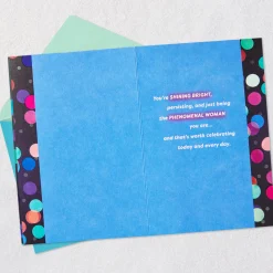 Celebrating a Kick-Ass Woman Birthday Card for Her