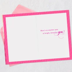 Celebrating Bright, Beautiful You Birthday Card