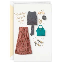 Celebrating Every Fabulous Thing Birthday Card for Her
