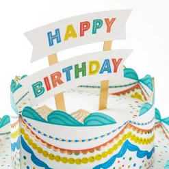Celebrating You Cake 3D Pop-Up Birthday Card