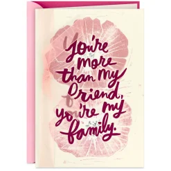 Celebrating You Like Family Birthday Card for Friend