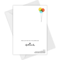 Celebrating You Modern Balloons Custom Birthday Card