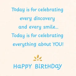 Celebrating You Today 3rd Birthday Card