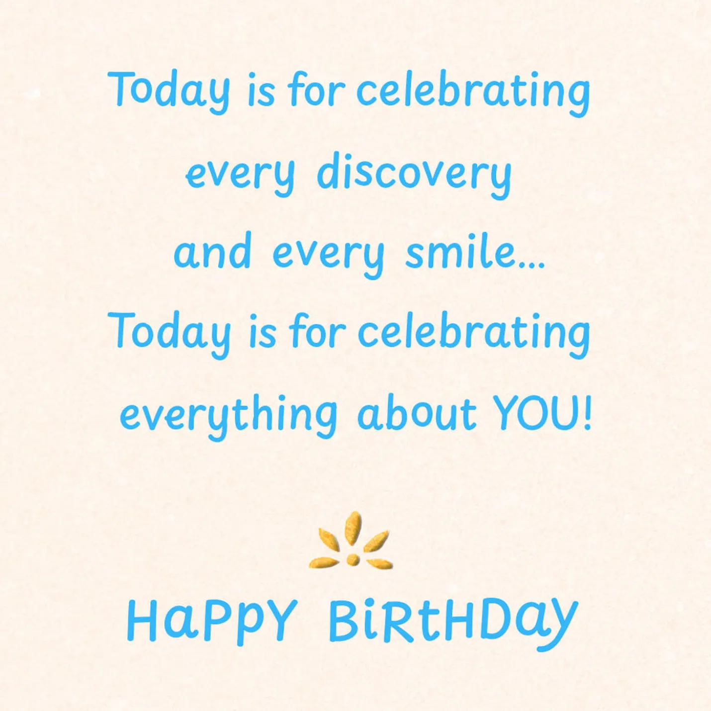 Celebrating You Today 3rd Birthday Card