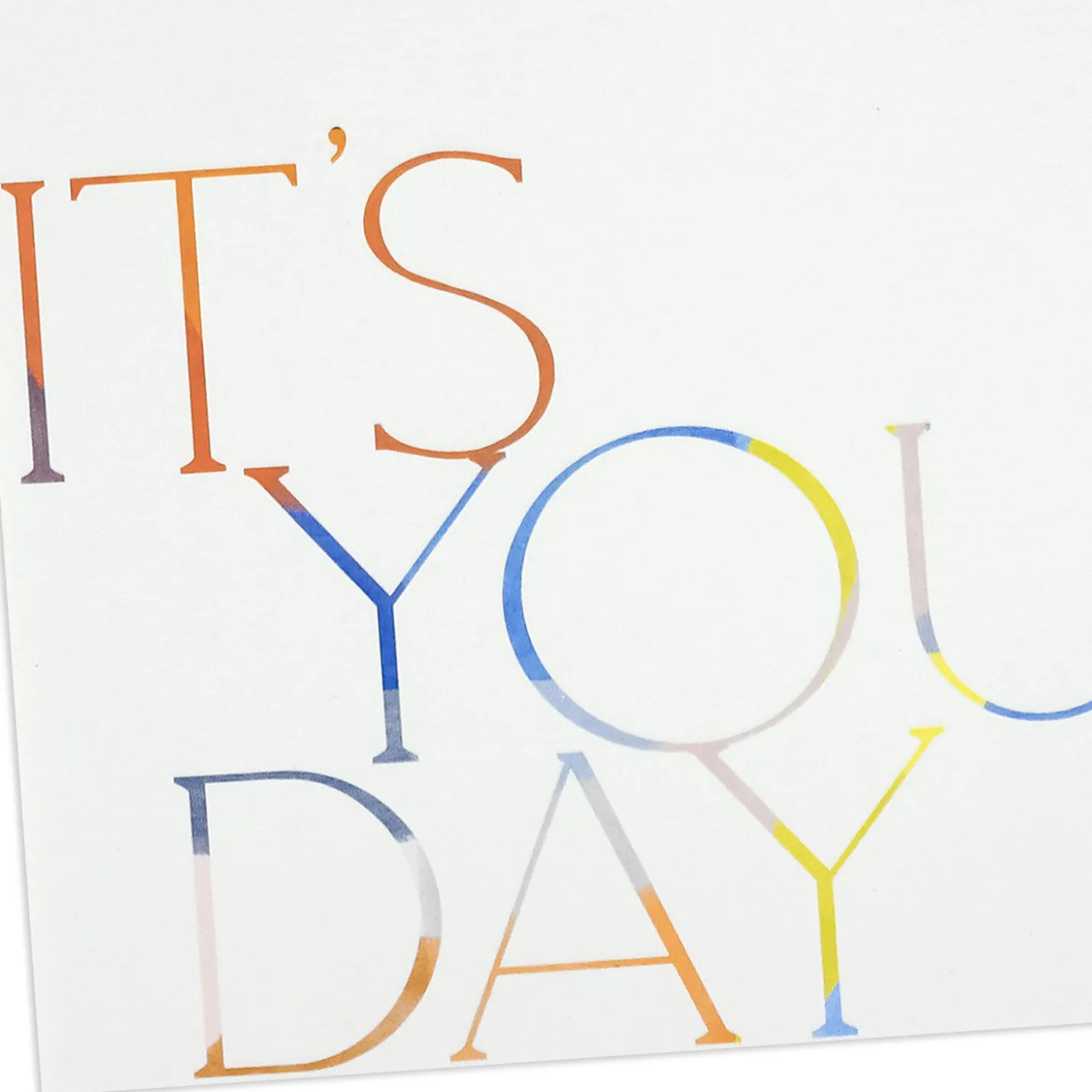 Celebrating Your Day Birthday Card