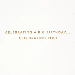 Celebrating a Big Day 50th Birthday Card
