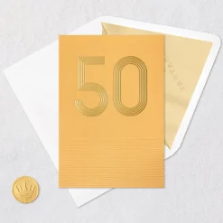 Celebrating a Big Day 50th Birthday Card