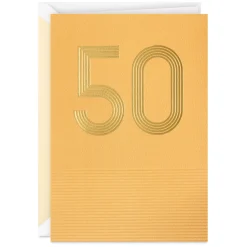 Celebrating a Big Day 50th Birthday Card