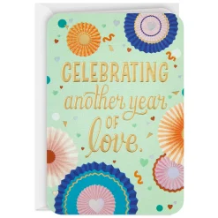Celebrating Another Year of Love Anniversary Card for Couple
