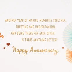 Celebrating Another Year of Love Anniversary Card for Couple