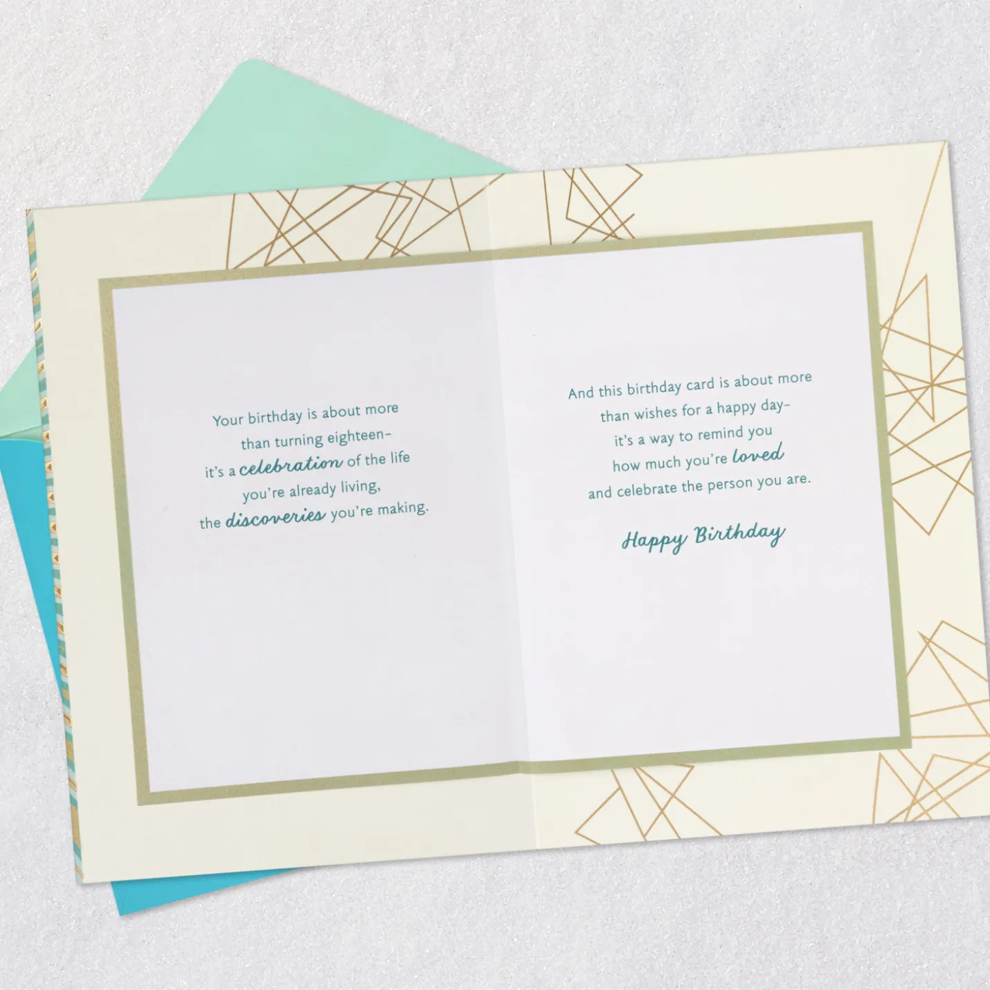 Celebrating Discoveries 18th Birthday Card