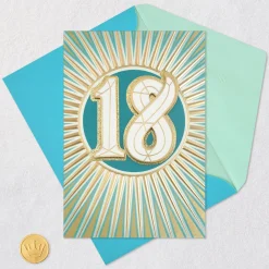 Celebrating Discoveries 18th Birthday Card