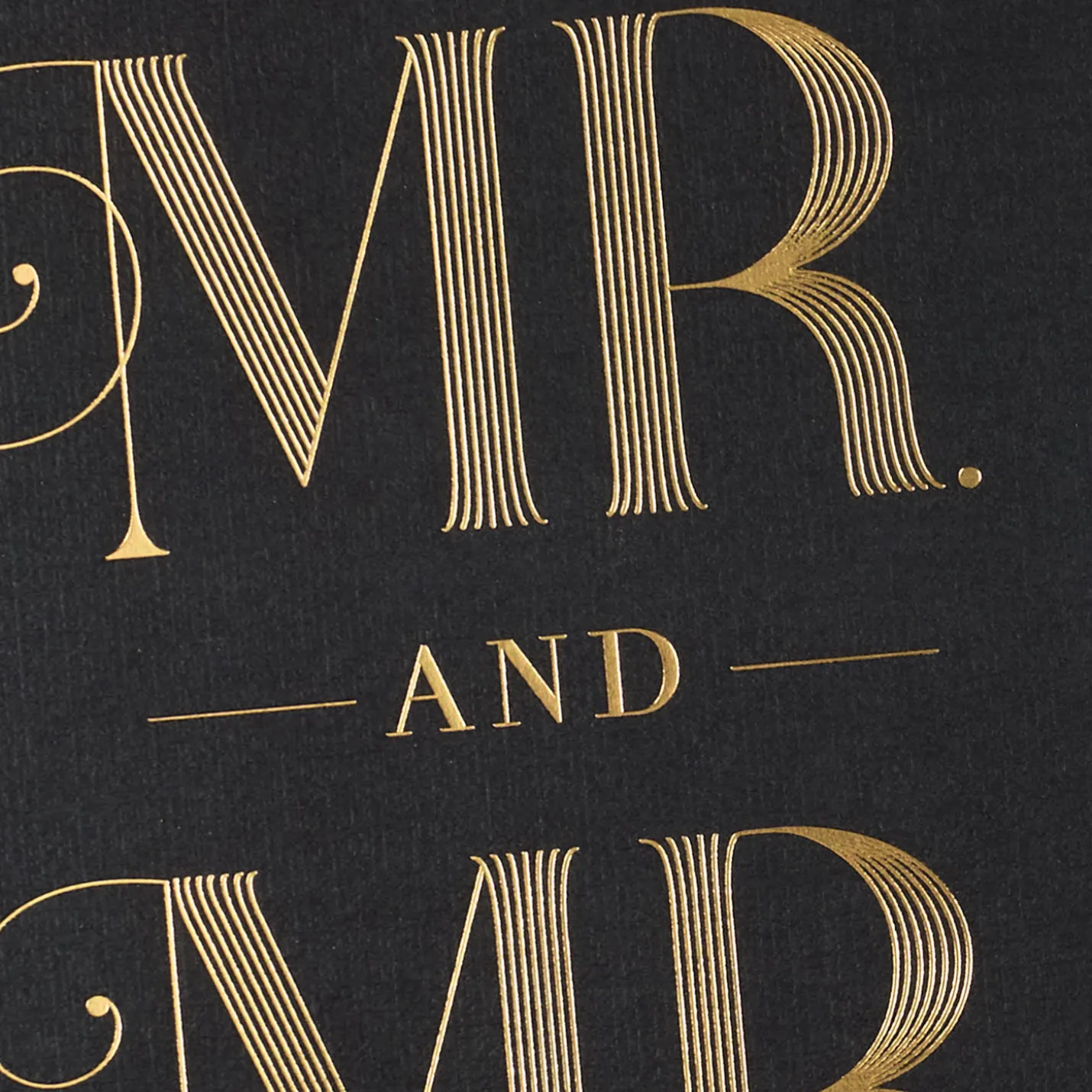 Celebrating Mr. and Mr. Wedding Card