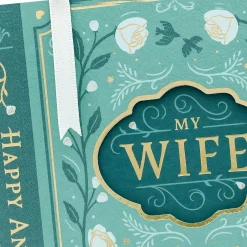 Celebrating Our Story Romantic Anniversary Card for Wife