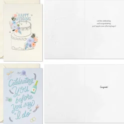 Celebrating the Happily-Ever-Aftering Assorted Engagement and Wedding Cards, Pack of 16
