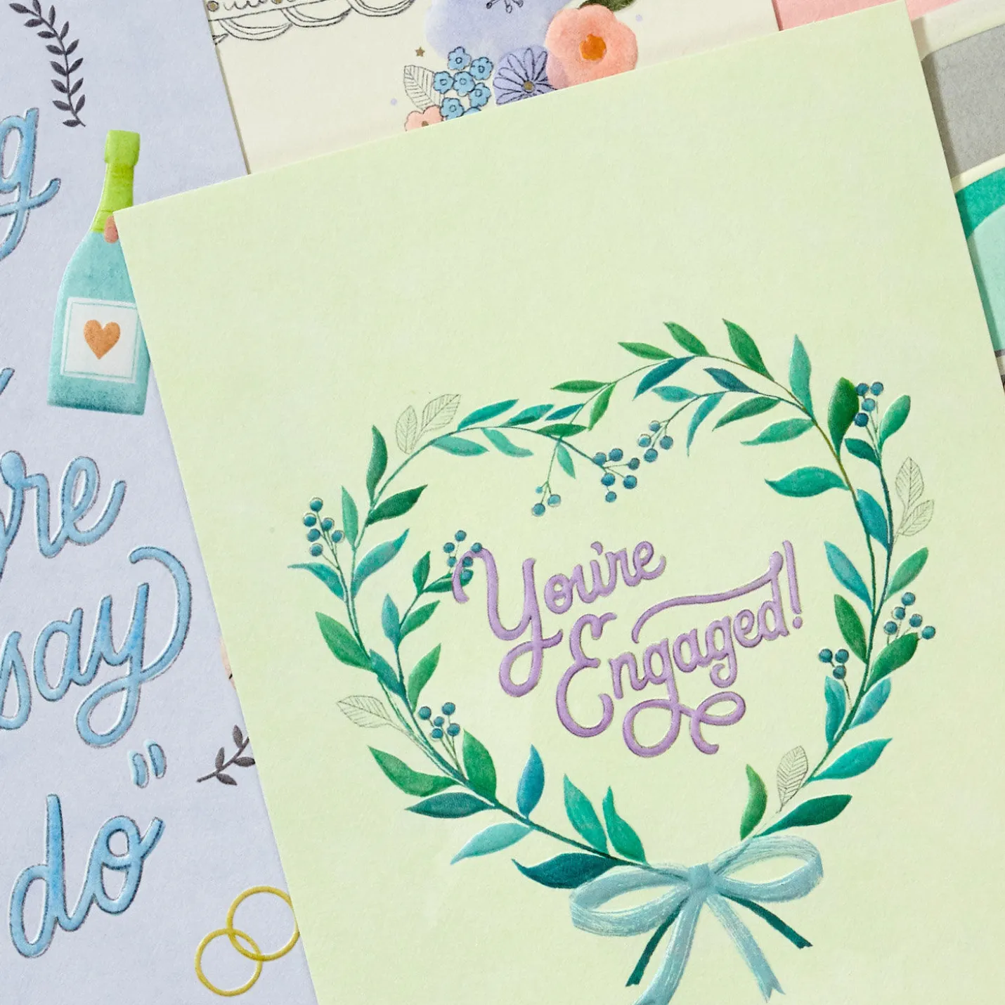 Celebrating the Happily-Ever-Aftering Assorted Engagement and Wedding Cards, Pack of 16