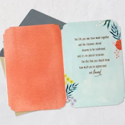 Celebrating the Life You've Made Together Anniversary Card for Parents