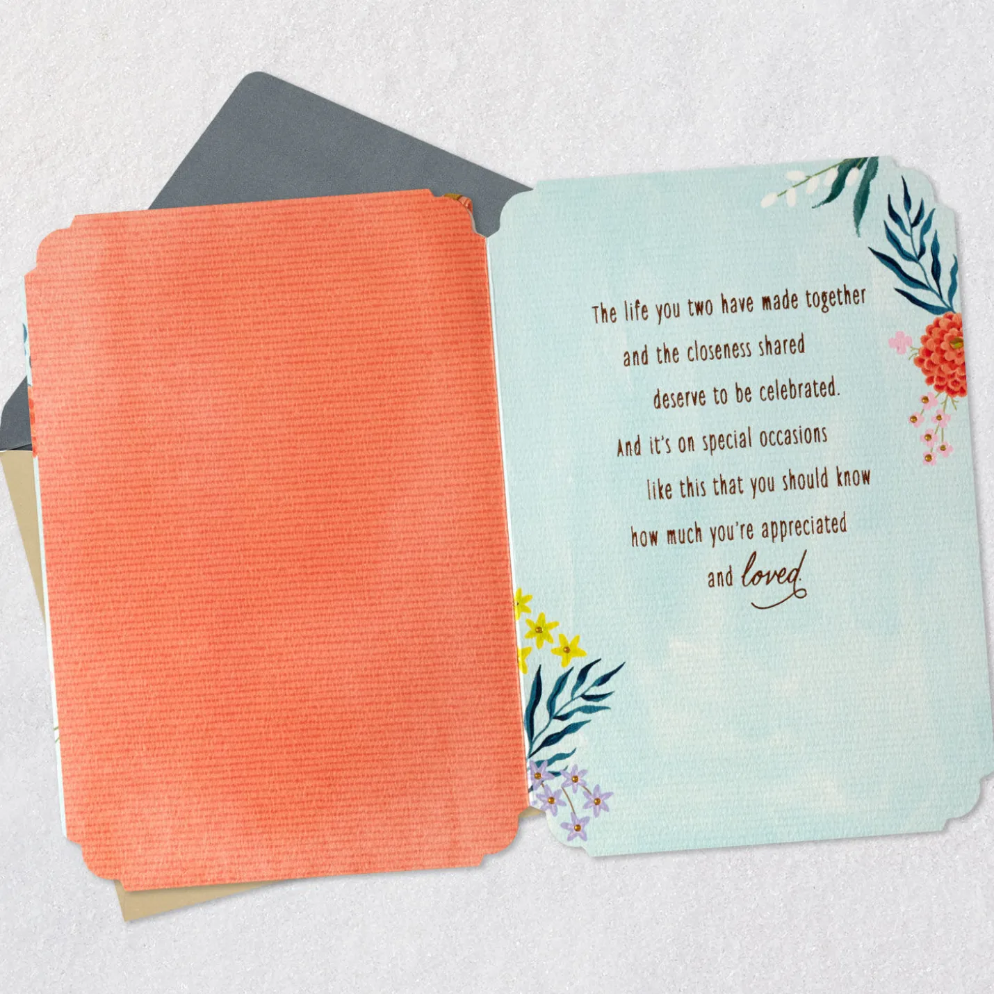 Celebrating the Life You've Made Together Anniversary Card for Parents