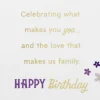 Celebrating the Love That Makes Us Family Birthday Card for Stepdaughter