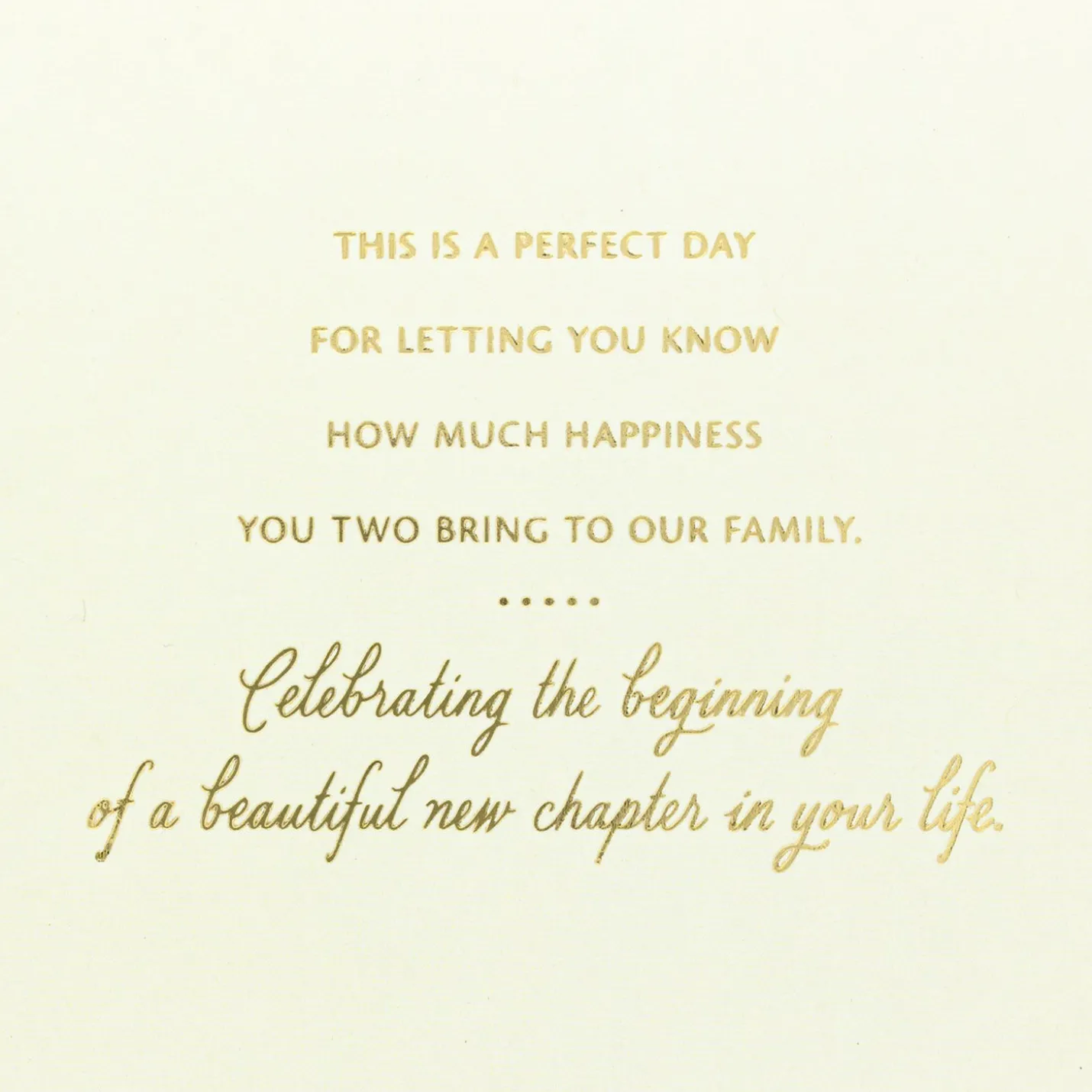 Celebrating This Beautiful New Chapter Wedding Card for Grandson