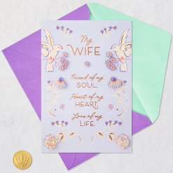 Celebrating You and a Lifetime of Love Romantic Birthday Card for Wife