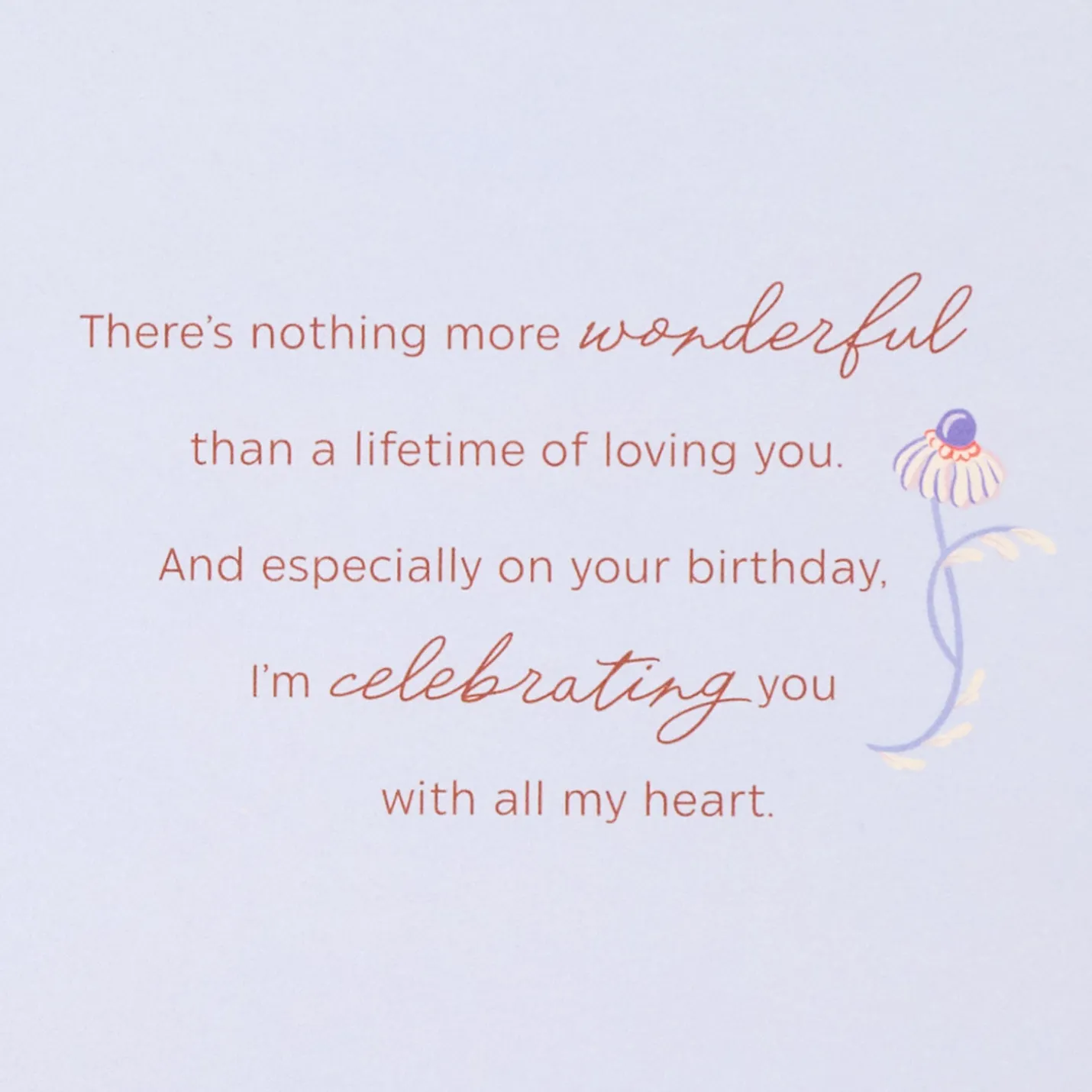 Celebrating You and a Lifetime of Love Romantic Birthday Card for Wife